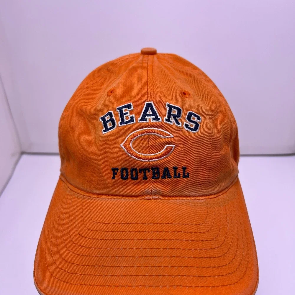 Reebok Chicago Bears NFL Gridiron Classic Football Hat Orange‎ Adjustable Cap 20